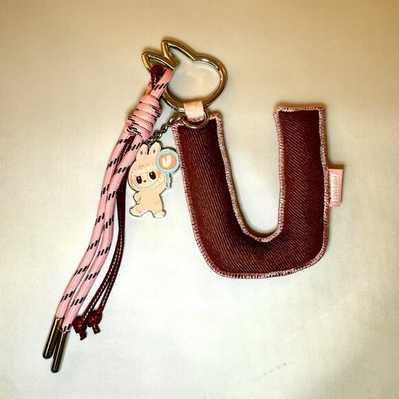 Pop Mart The Monsters Letter U Keychain Blind Box Plush Pendant Bag Charm - Picture 2 of 4